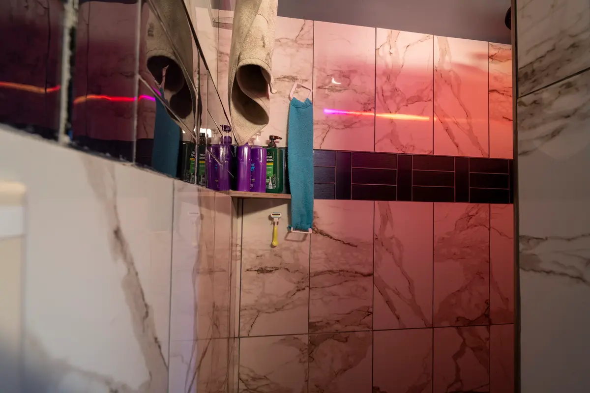 Bathroom renovation — modern fixtures and polished finish